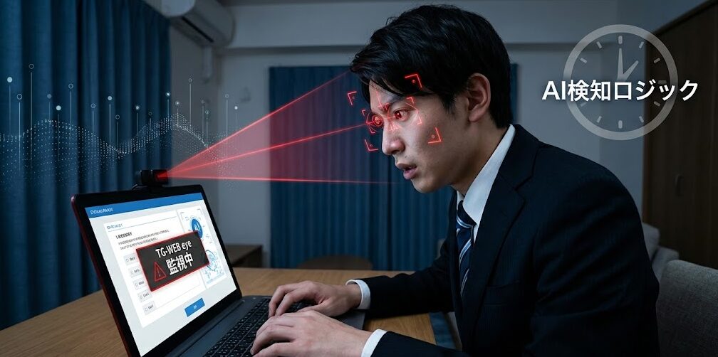 TG-WEB eye(監視型)でカンニングはバレる？AI検知の仕組みと不審判定されない視線対策