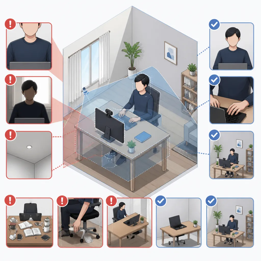 死角になりやすい場所と、NG判定につながりやすい映り方