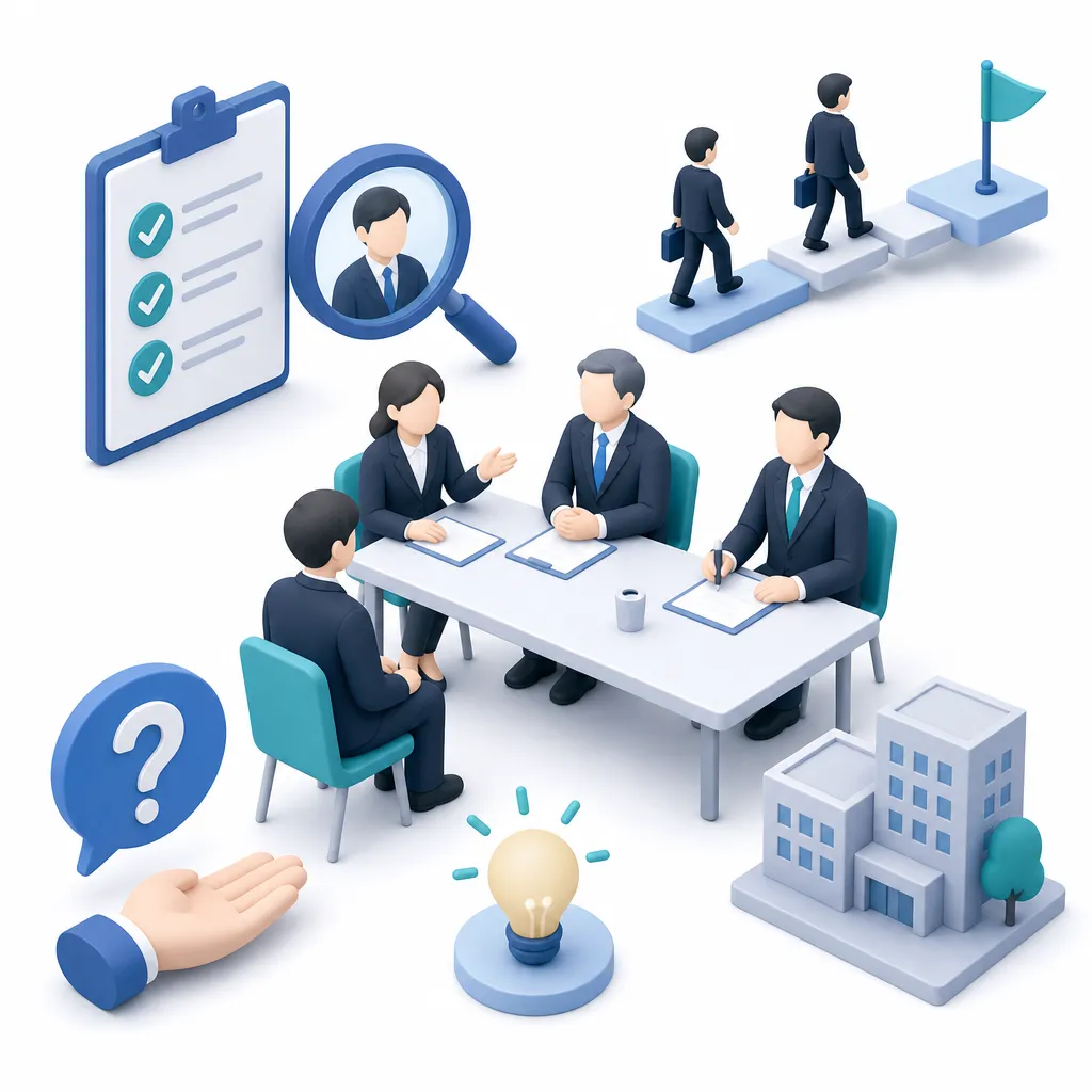 最終面接・役員面接で聞かれること｜一次・二次との違い、よく聞かれる質問8つと答え方、逆質問の例【28卒】 のアイキャッチ画像